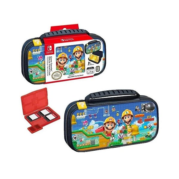 Deluxe Game Traveler Case Super Mario Maker Lite - Switch Lite