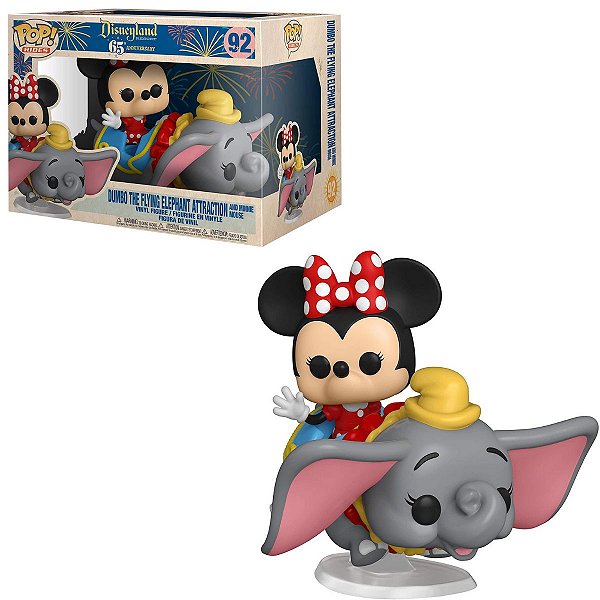 Funko Pop Disney 92 Dumbo Flying Elephant And Minnie Mouse