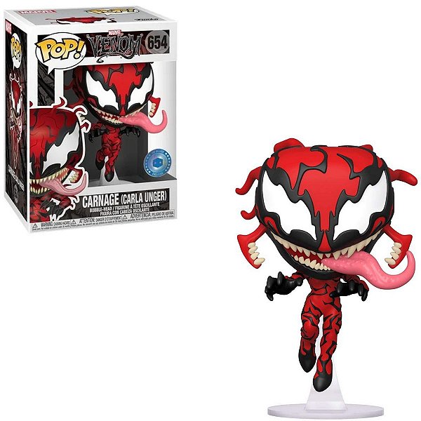 Funko Pop Venom 654 Carnage Carla Unger Exclusive