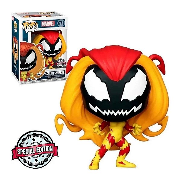 Funko Pop Marvel 671 Scream Symbiote Special Edition