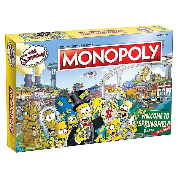 Monopoly The Simpsons Banco Imobiliário