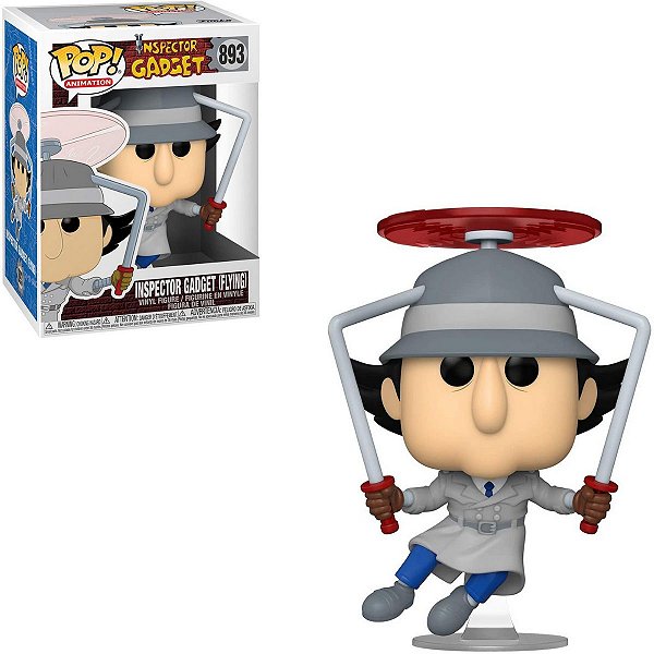 Funko Pop Inspector Gadget 893 Inspetor Bugiganga Flying