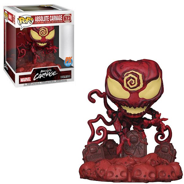 Funko Pop Marvel Absolute Carnage 673 Carnage on Headstone Exclusive