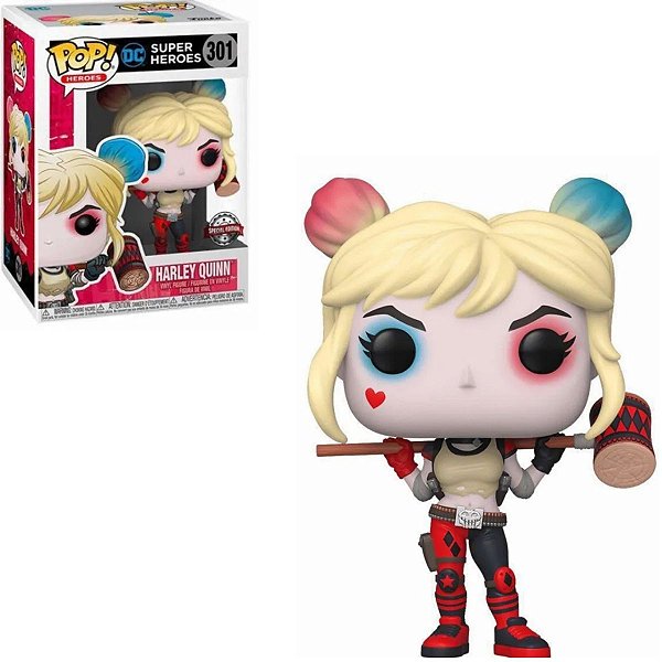 Funko Pop DC Super Heroes 301 Harley Quinn Special Edition