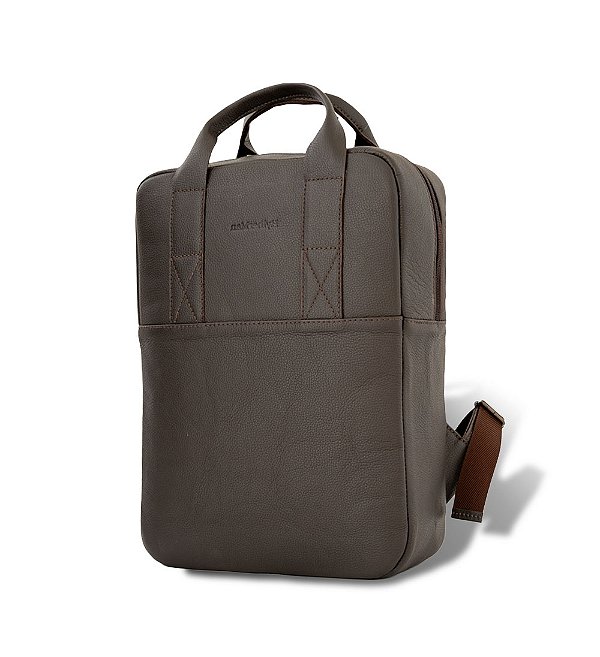 Mochila Executiva Slim Masculina em Couro Legítimo