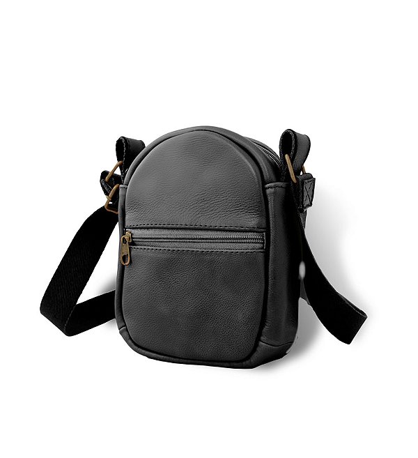 Bolsa Shoulder Bag Transversal Masculina Yag em Couro Legítimo