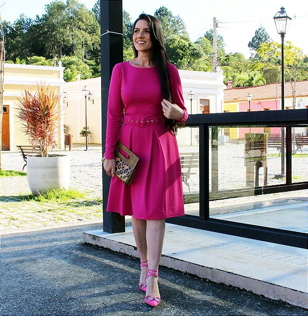 Vestido Pink Matelado