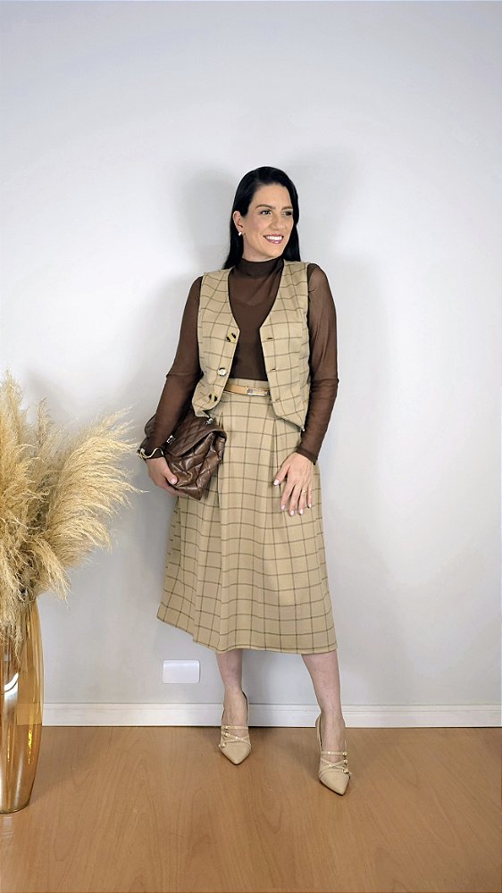 Saia Essência Londres Xadrez