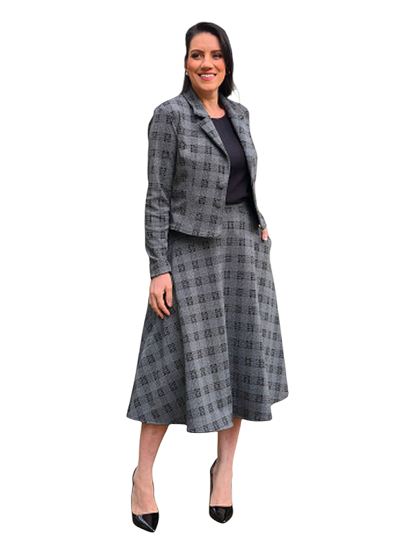 Blazer Xadrez Elegance