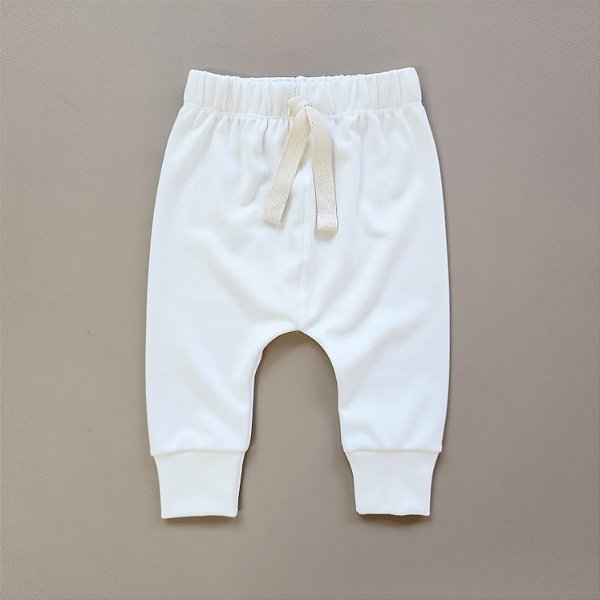 CALÇA SARUEL COM CORDÃO - OFF WHITE