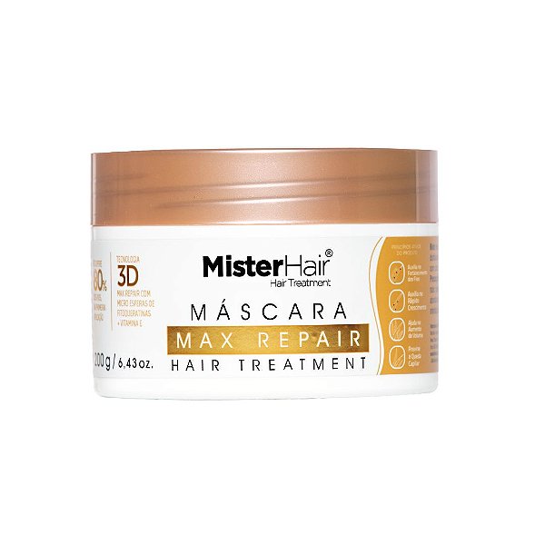 Max Repair Mascara Reparadora - Mister Hair - 200ml