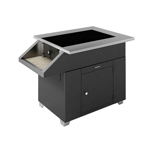 Fogão a Lenha Milão — Chapa Vitrocerâmica — Direito