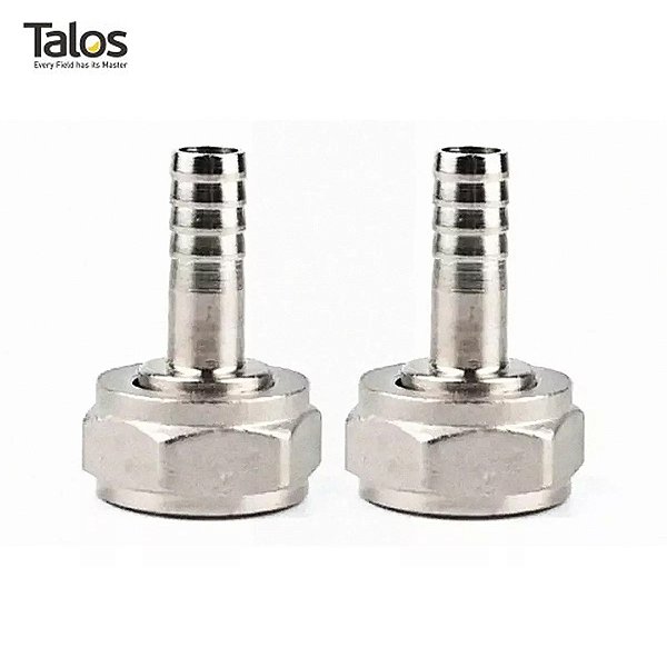 Espigão Reto — 3/8 X 5/8 — Inox 304 — 2 Unidades — Para Torneira ou Válvula Extratora