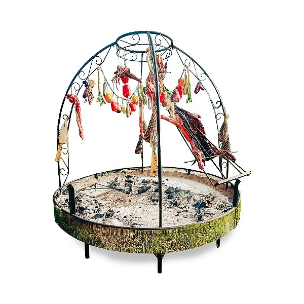 Estação Patagônia — 1,3 m — Churrasqueira de Varal — Fogo de Chão