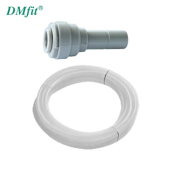 Kit 3/8" iCO2 — Tubo 5/16" + Adaptador 5/16" X 3/8" DMfit®