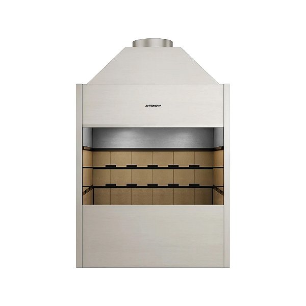 Churrasqueira Metálica de Parede — Aera 67 — Inox Escovado