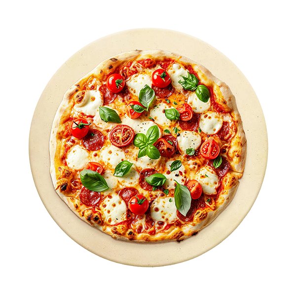 Pedra Refratária Para Pizza — Placa Cordierita — Redonda 29,2 cm