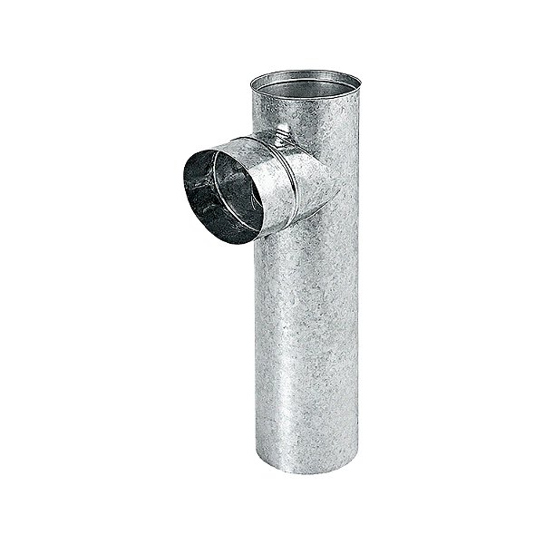 Curva Joelho 90° / Cotovelo Para Chaminé / Ø 115 mm / Galvanizado