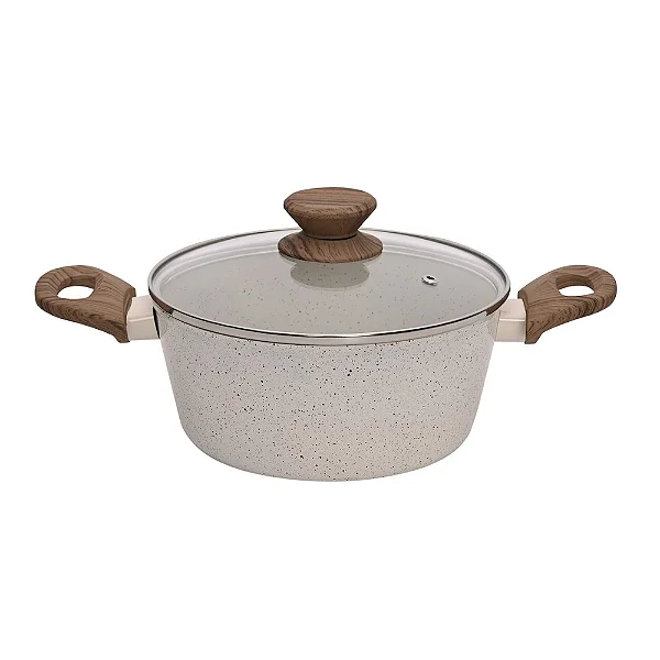 Panela Caçarola — 20 cm — Cook Marmol — Mimo Style