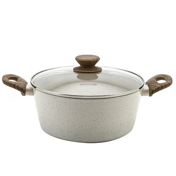 Panela Caçarola — 28 cm — Cook Marmol — Mimo Style