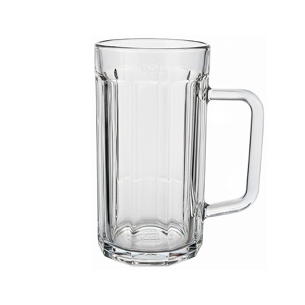 Caneca de Chopp Zero Grau — Vidro Reforçado — 500 ml