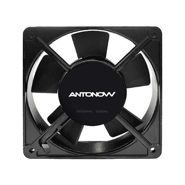 Microventilador Axial em Alumínio — 120 x 120 x 25 mm — Bivolt 110/220V — 50/60hz — Ventoinha — Cooler