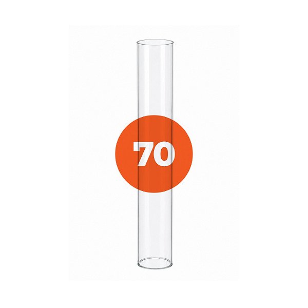 Tubo de Vidro 70 cm — Borossilicato — Para Tubo Mágico® Feuer 70