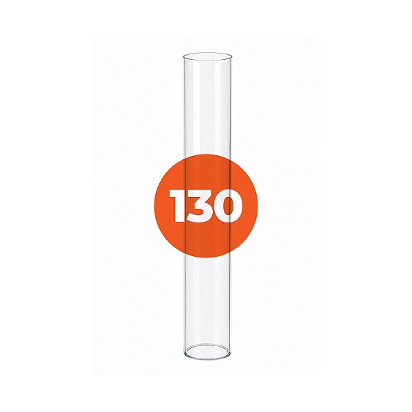 Tubo de Vidro 130 cm — Borossilicato — Para Tubo Mágico® Feuer 130