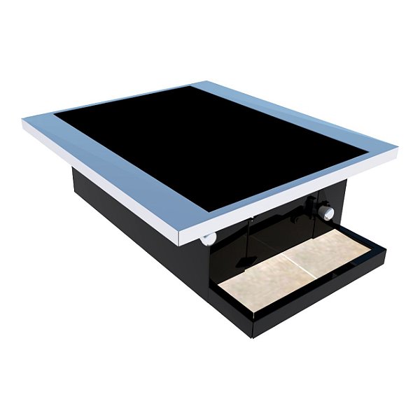 Queimador Fogão a Lenha — Munique — Aba Inox — Chapa Vitrocerâmica