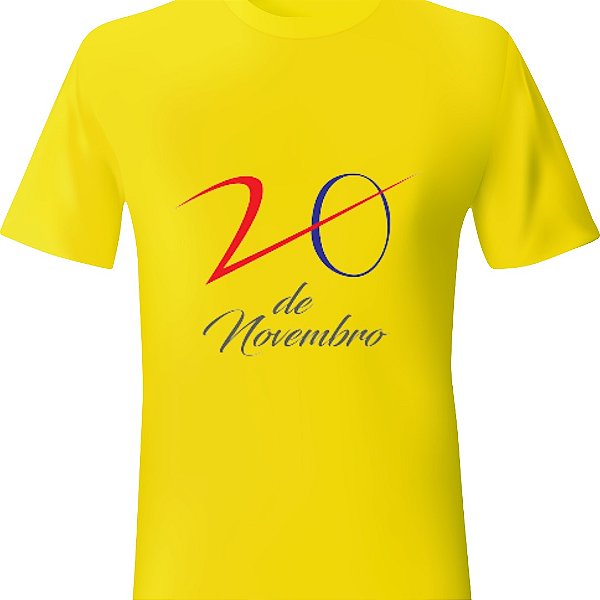 CAMISETA AMARELA CURSINHO 20 DE NOVEMBRO