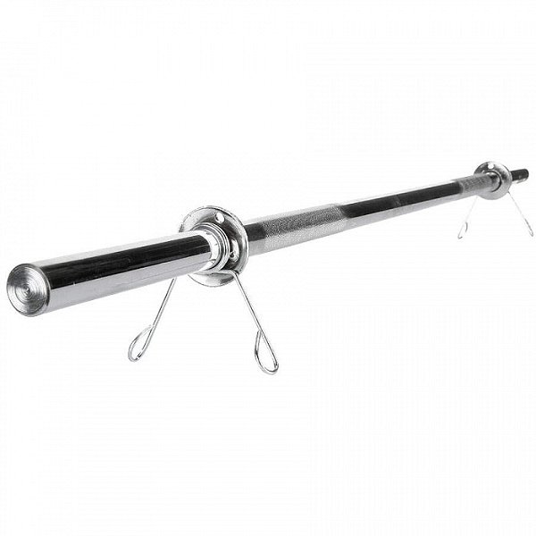 BARRA RETA MACIÇA 120cm CROMADA RECARTILHADA