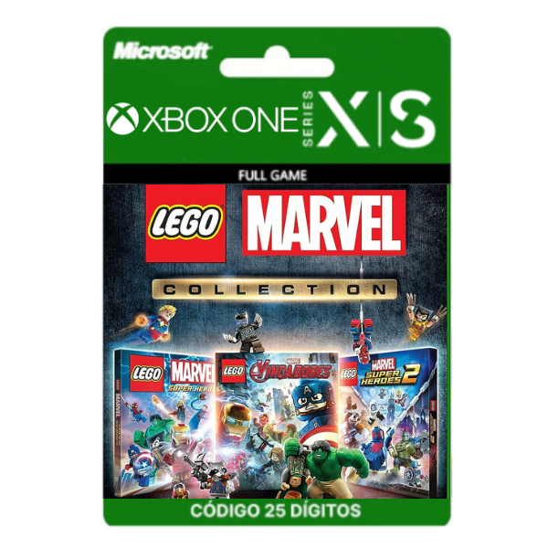 Lego Marvel Collection 3 Jogos Xbox One/Series X|S 25 Dígitos