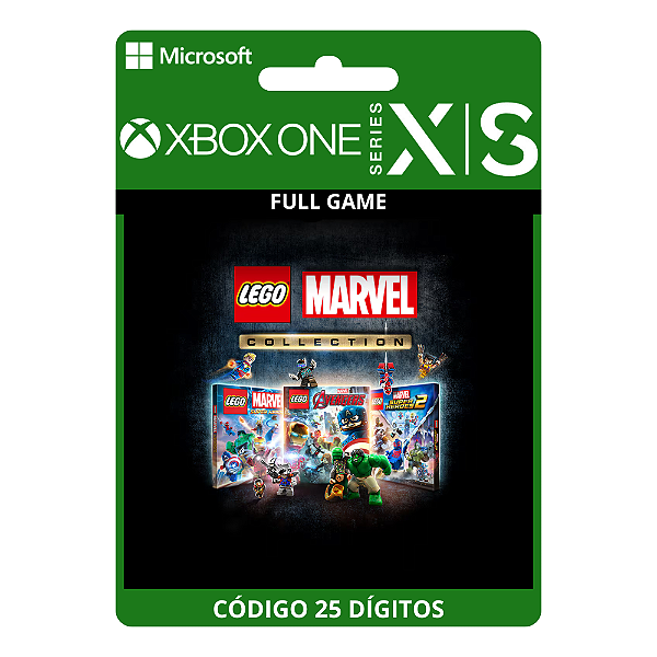 Lego Marvel Collection 3 Jogos Xbox One/Series X|S 25 Dígitos