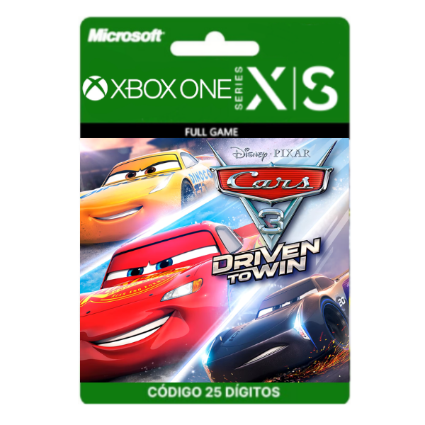 Cars 3 Correndo Pra Vencer Carros 3 Xbox One/Series X/S 25 Dígitos