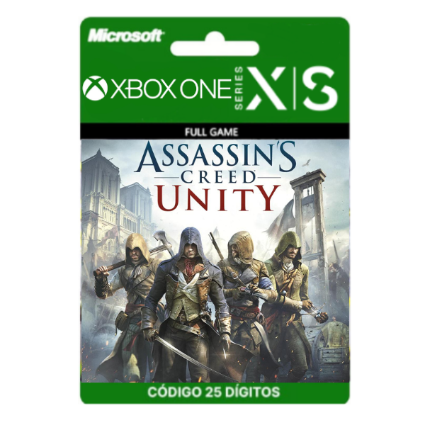 Assassins Creed Unity Xbox One/Series X|S 25 Dígitos