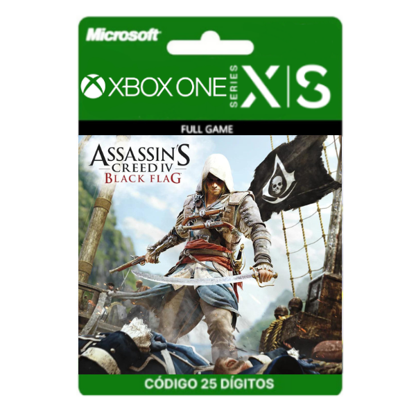 Assassins IV Black Frag Xbox One/Series X|S 25 Dígitos