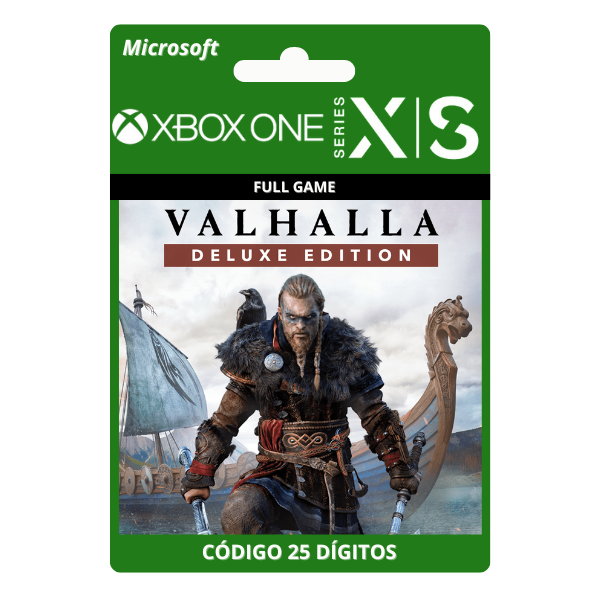 Assassins Creed Valhalla Deluxe Edition Xbox One/Series X|S 25 Dígitos