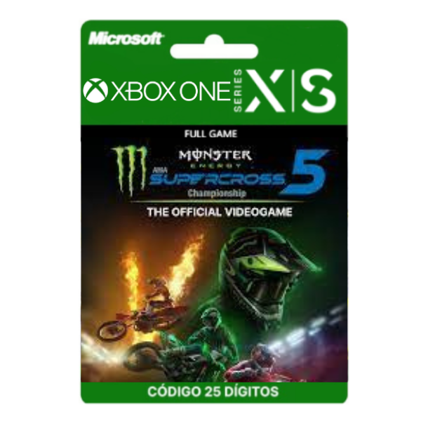 Monster Energy Supercross - The Official Videogame 5 Xbox One/Series X|S 25 Dígitos