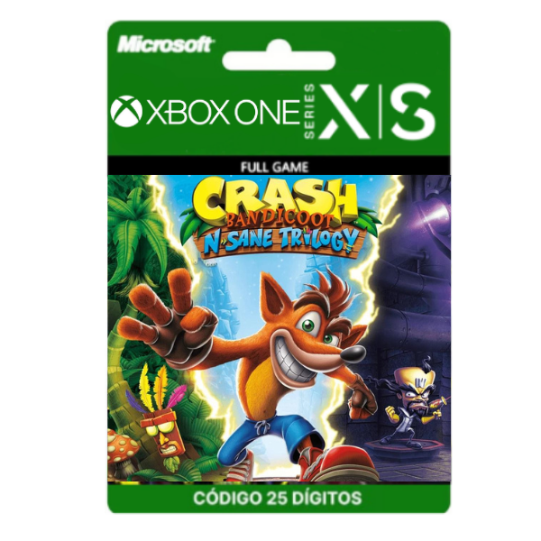 Crash Bandicoot N. Sane Trilogy Xbox One/Series X|S 25 Dígitos