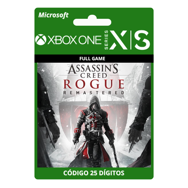 Assassins Creed Rogue Remastered Xbox One/Series X|S 25 Dígitos