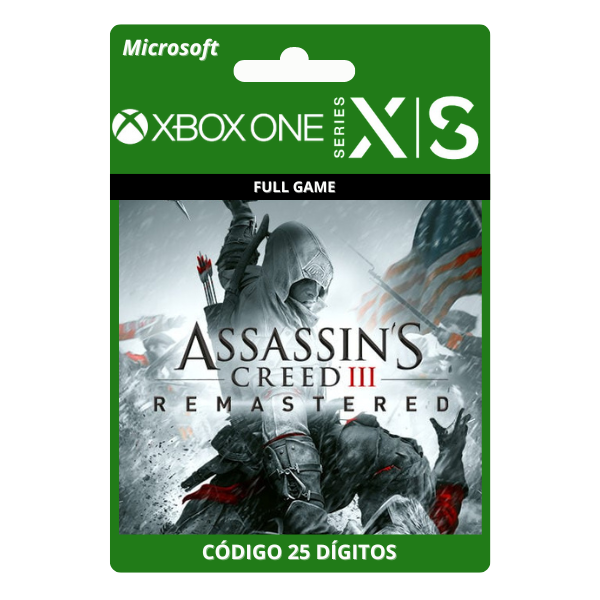 Assassins Creed 3 Remastered Xbox One/Series X|S 25 Dígitos