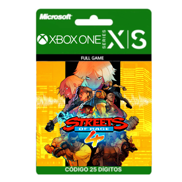 Streets of Rage 4 Xbox One/Series X|S 25 Dígitos