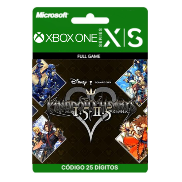 Kingdom Hearts HD 1.5 + 2.5 ReMIX Xbox One/Series X|S 25 Dígitos