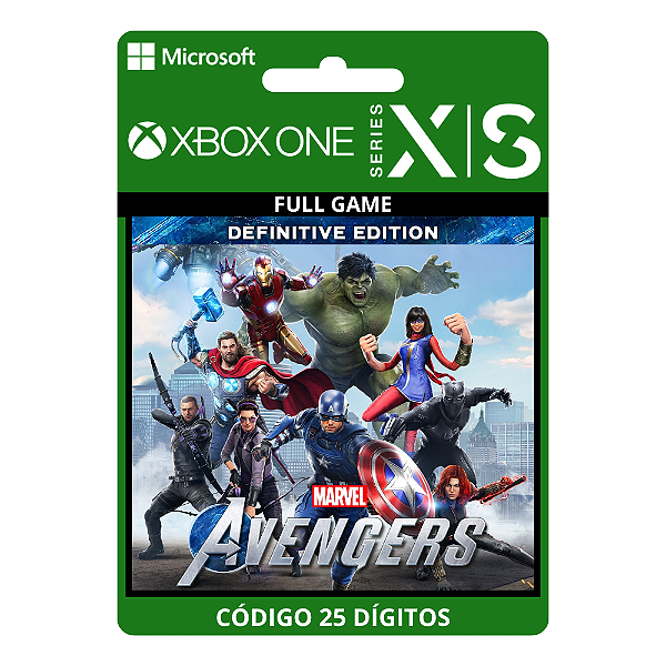Marvel Avengers Definitive Edition Xbox One/Series X|S - 25 Dígitos