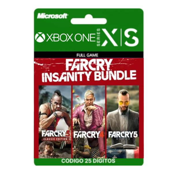 Far Cry Insanity Bundle Xbox One/Series X|S 25 Dígitos