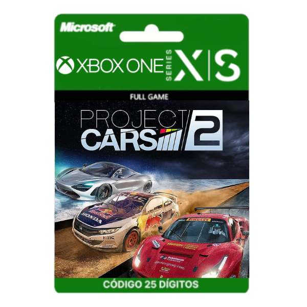 Project Cars 2 Xbox One/Series X|S 25 Dígitos