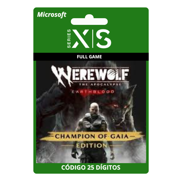 Werewolf The Apocalypse Earthblood Champion Of Gaia Edition Xbox Series X|S 25 Dígitos