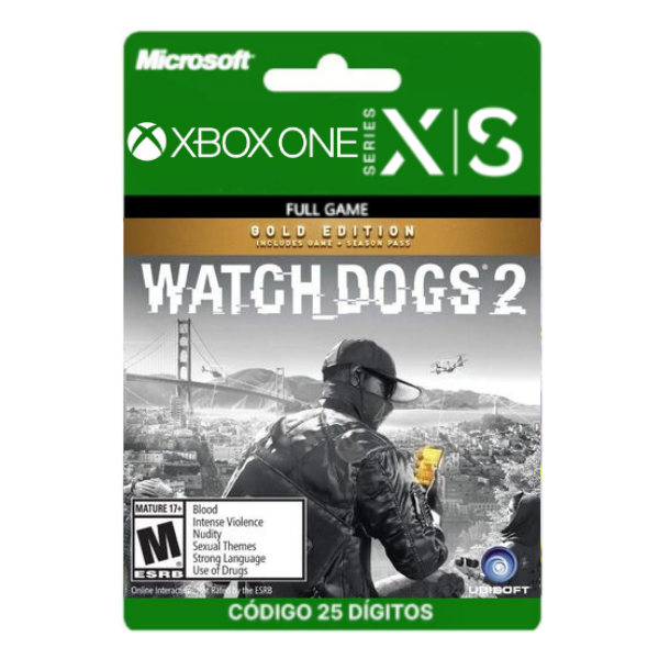 Watch Dogs 2 Gold Edition Xbox One/Series X|S 25 Dígitos