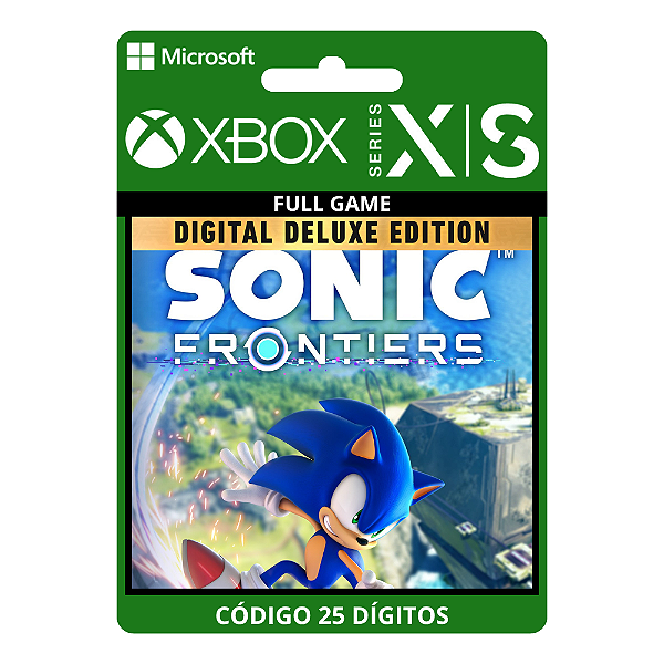 Sonic Frontiers Digital Deluxe Edition Xbox One/Series X|S 25 Dígitos
