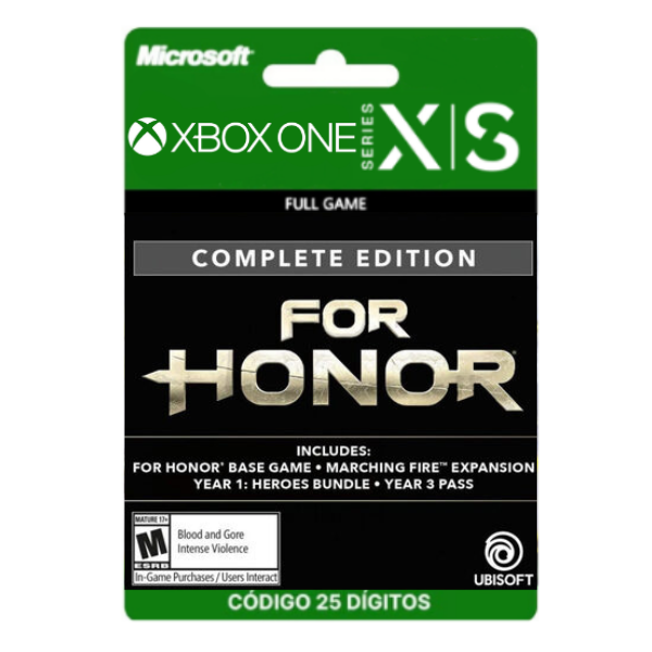 For Honor Complete Edition Xbox One/Series X|S 25 Dígitos